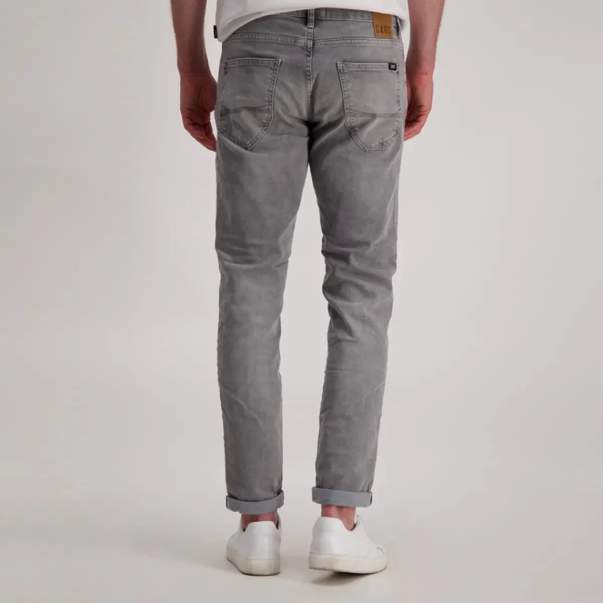 Jeans Slim Grey Used. Broeken Binkie